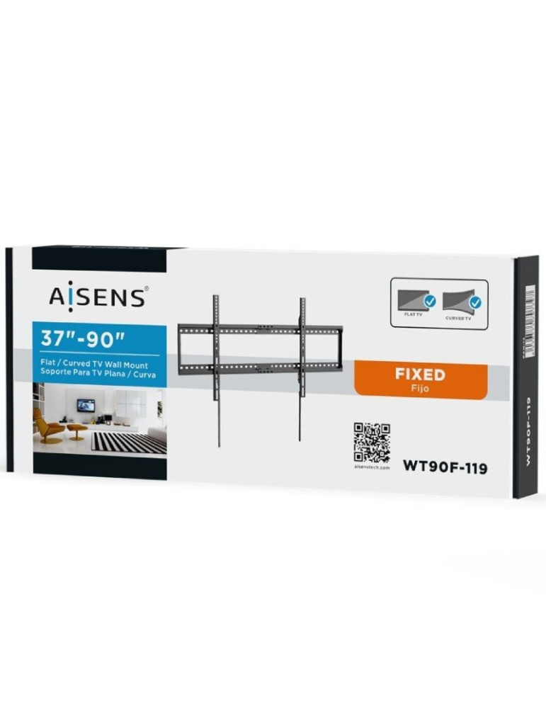 Soporte de Pared Fijo Aisens WT90F-119 para TV de 37-90"/ hasta 75kg