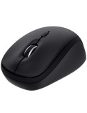 Ratón Mini Inalámbrico Trust Yvi+ Multidispositivo/ Hasta 1600 DPI/ Negro