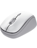 Ratón Mini Inalámbrico Trust Yvi+ Multidispositivo/ Hasta 1600 DPI/ Blanco