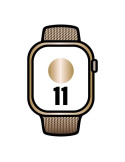 Apple Watch Series 11/ GPS/ Cellular/ 42mm/ Titanio Dorado/ Correa Dorada Milanese Loop