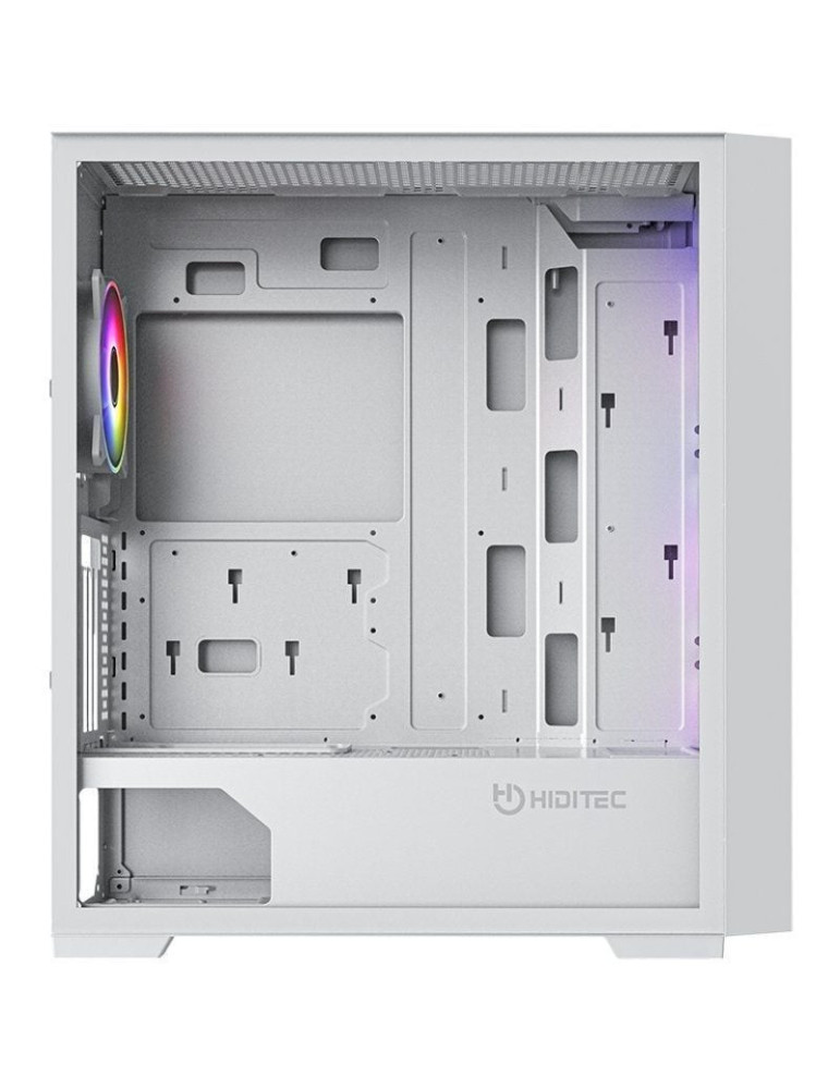 Caja Gaming Torre Hiditec H2 Air ARGB/ Blanca