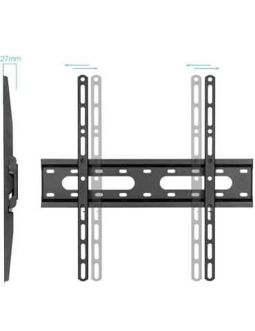 Soporte de Pared Fijo TooQ LP1072F-B para TV de 32-70"/ hasta 45kg 2