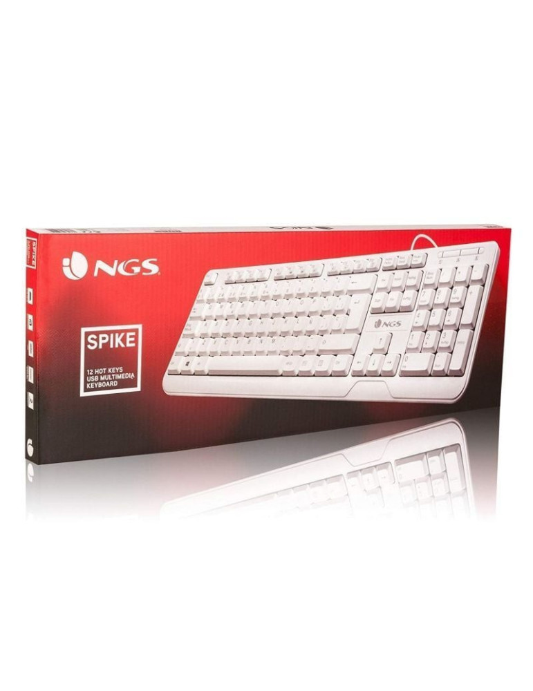 Teclado NGS Spike/ Blanco