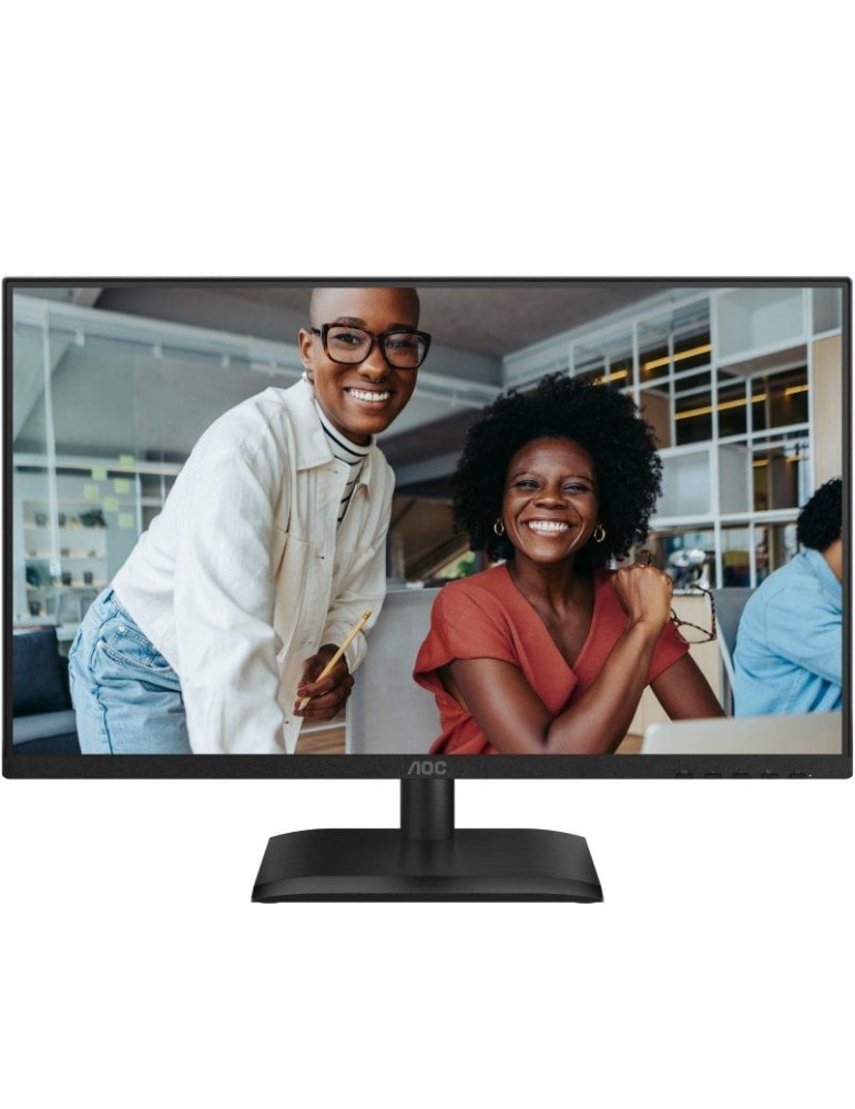Monitor Profesional AOC 24E4U 23.8"/ Full HD/ Regulable en altura/ Negro