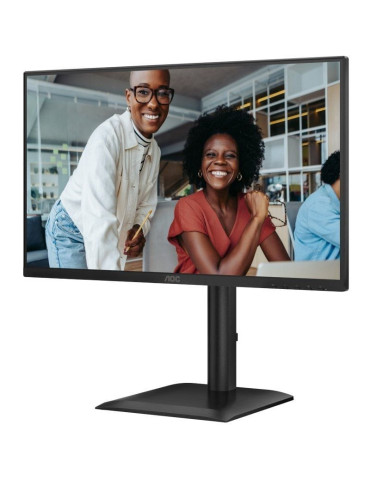 Monitor Profesional AOC 24E4U 23.8"/ Full HD/ Regulable en altura/ Negro 2