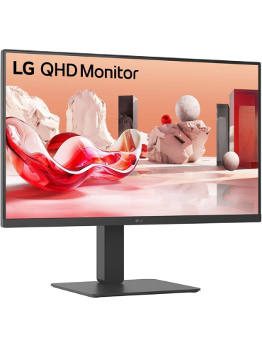 Monitor Profesional LG 27BA45QB-B 27"/ QHD/ Multimedia/ Regulable en altura/ Negro 2