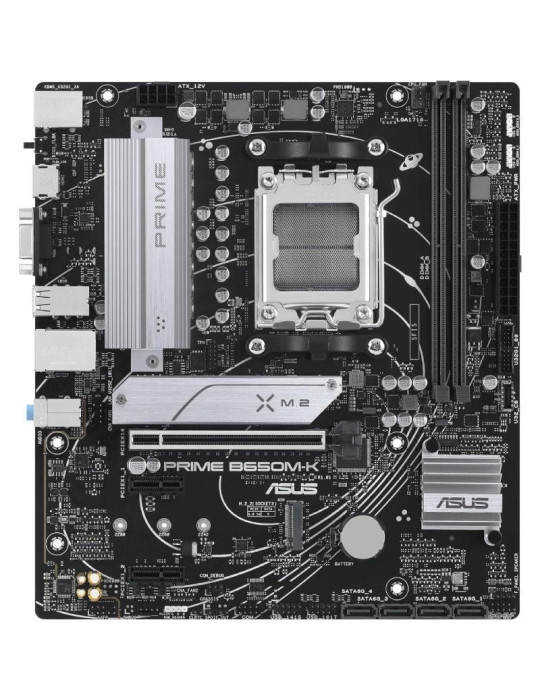 Placa Base Asus Prime B650M-K/ Socket AM5/ DDR5/ PCIe 5.0/ Micro ATX