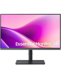 Monitor Profesional Samsung Essential Monitor S4 S43UF S24F434UAU/ 24"/ Full HD/ Regulable en altura/ Negro