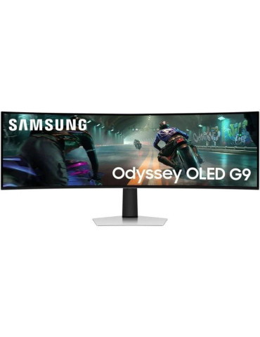 Monitor Ultrapanorámico Curvo Gaming Samsung Odyssey OLED G9 G91SD S49DG910SU 49"/ Dual QHD/ Multimedia/ 0.03ms/ 144Hz/ OLED/ Re