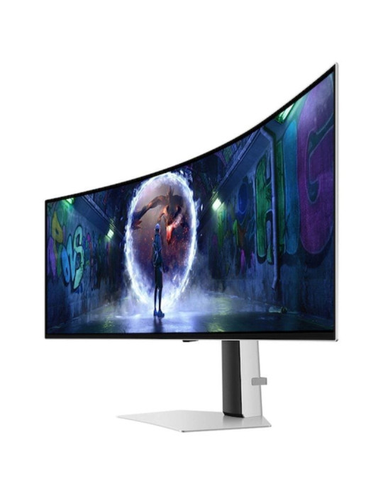 Smart Monitor Ultrapanorámico Curvo Gaming Samsung Odyssey OLED G9 S49DG934SU 49"/ Dual QHD/ Multimedia/ 0.03ms/ 240Hz/ OLED/ Re