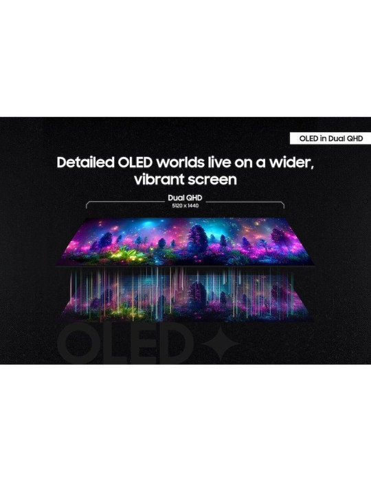 Smart Monitor Ultrapanorámico Curvo Gaming Samsung Odyssey OLED G9 S49DG934SU 49"/ Dual QHD/ Multimedia/ 0.03ms/ 240Hz/ OLED/ Re