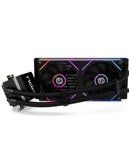 Sistema de Refrigeración Líquida Nox M-240 LCD/ Negro