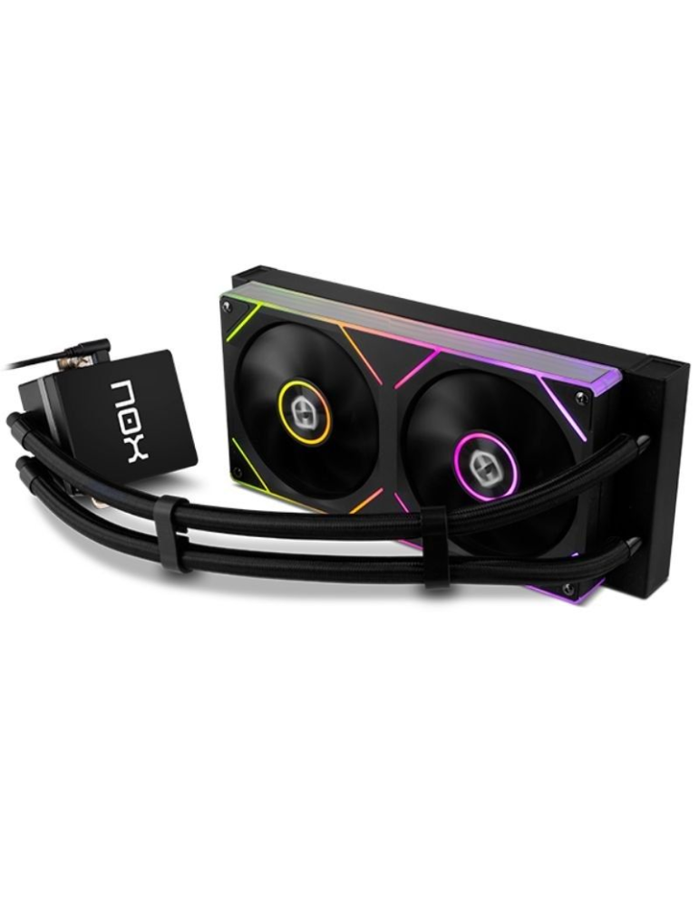 Sistema de Refrigeración Líquida Nox M-240 LCD/ Negro