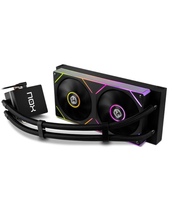 Sistema de Refrigeración Líquida Nox M-240 LCD/ Negro