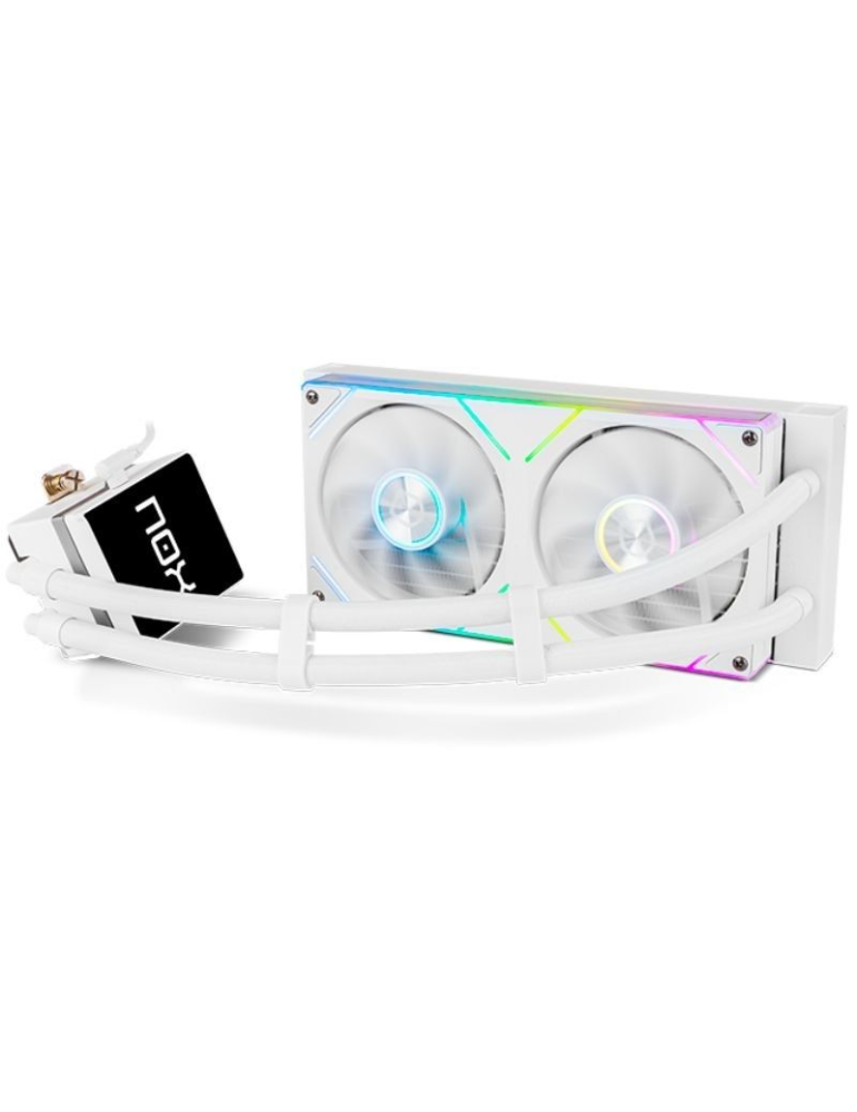 Sistema de Refrigeración Líquida Nox M-240 LCD/ Blanco