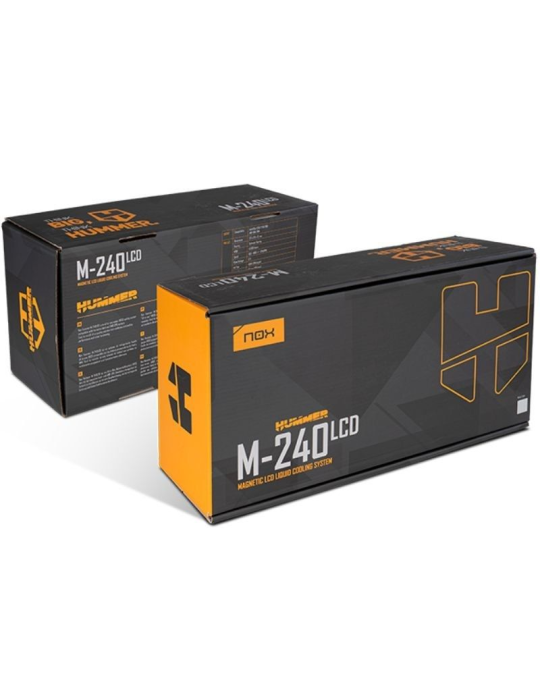 Sistema de Refrigeración Líquida Nox M-240 LCD/ Blanco