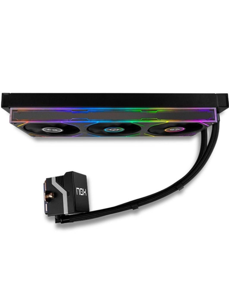 Sistema de Refrigeración Líquida Nox M-360 LCD/ Negro