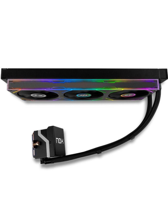 Sistema de Refrigeración Líquida Nox M-360 LCD/ Negro