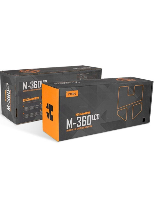 Sistema de Refrigeración Líquida Nox M-360 LCD/ Negro