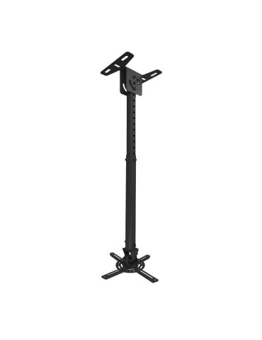 Soporte de Techo para Proyector TooQ PJ3030TN-B/ Inclinable/ Giratorio/ Nivelable/ hasta 20kg