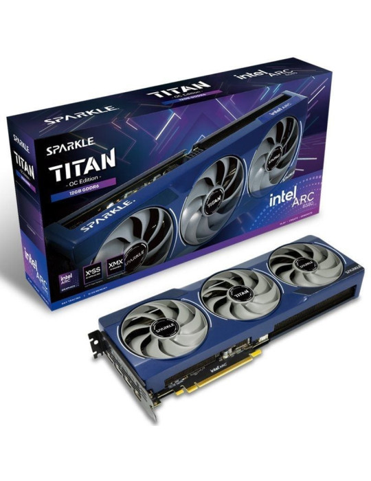 Tarjeta Gráfica Sparkle Intel Arc B580 Titan OC Edition/ 12GB GDDR6