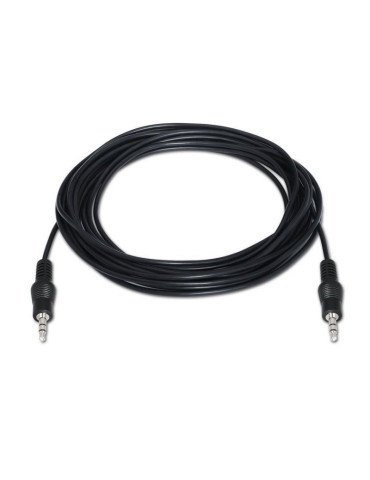 Cable Estéreo Aisens A128-0144/ Jack 3.5 Macho - Jack 3.5 Macho/ Hasta 0.1W/ 10m/ Negro 2
