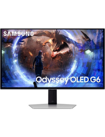 Monitor Gaming Samsung G6 Odyssey OLED S27DG602SU 27"/ QHD/ 0.03ms/ 360Hz/ Regulable en Altura/ Plata