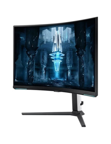 Monitor Gaming Curvo Samsung Odyssey Neo G8 S32BG850NP 32"/ 4K/ 1ms/ 240Hz/ VA/ Regulable en altura/ Negro y Blanco 2