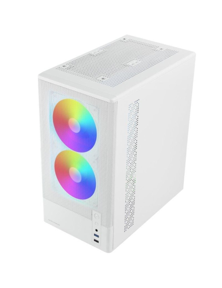 Caja Gaming Minitorre Mars Gaming MC-ONYX/ Blanca