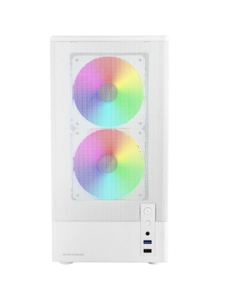 Caja Gaming Minitorre Mars Gaming MC-ONYX/ Blanca
