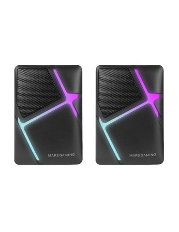 Altavoces Mars Gaming MS-H/ 10W/ 2.0/ Negros 2