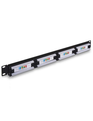 Patch Panel Aisens A141-0307/ 24 Puertos/ Cat.5e/ Altura 1U 2