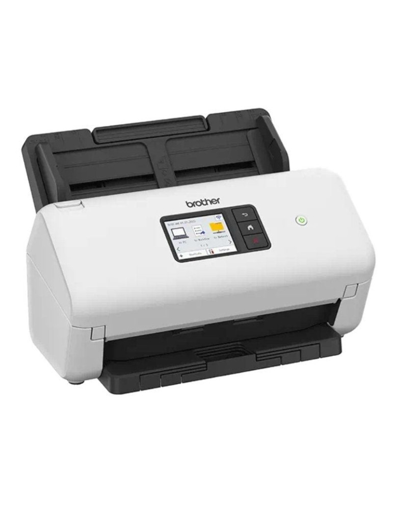 Escáner Documental Brother ADS-4500W con Alimentador de Documentos ADF/ Doble cara