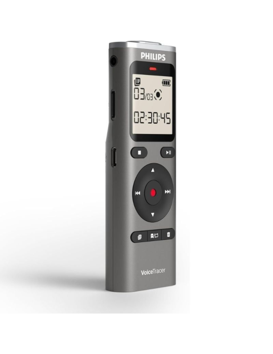 Grabadora de Voz Philips VoiceTracer DVT1170/ 20kHz/ Plata
