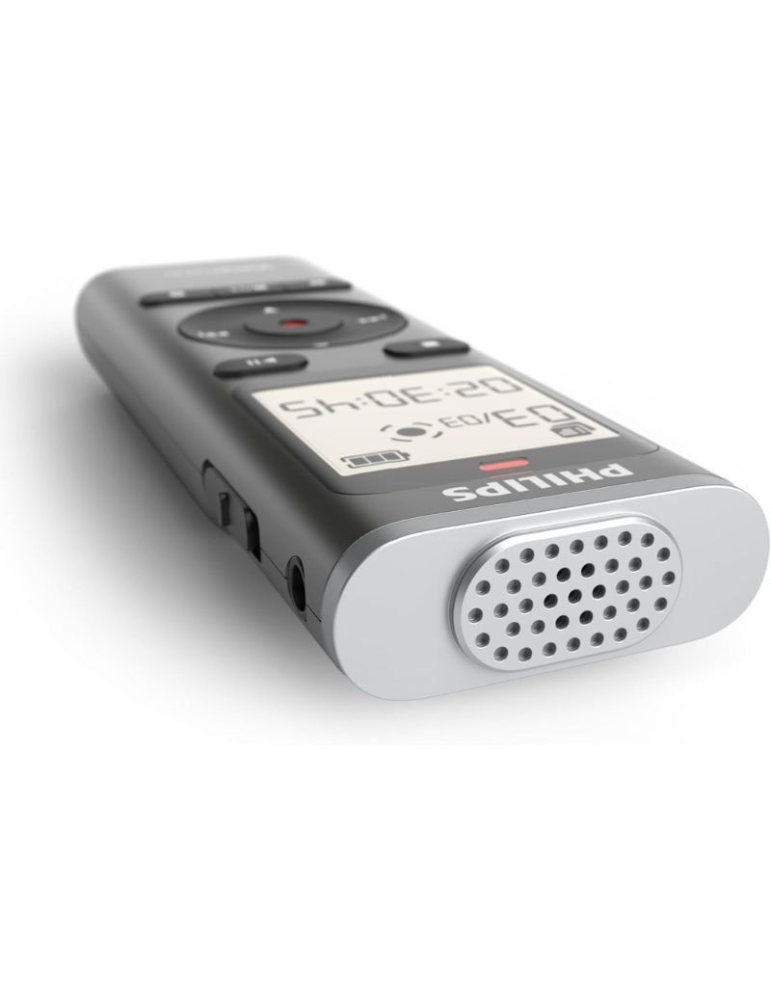 Grabadora de Voz Philips VoiceTracer DVT1170/ 20kHz/ Plata