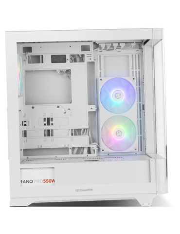 Caja Gaming Semitorre Nox Hummer ETHER/ Blanca 2