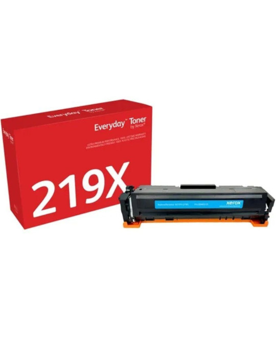 Tóner compatible Xerox 006R05155 compatible con HP W2191X Alta Capacidad/ 2500 páginas/ Cian