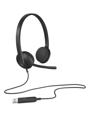 Auriculares Logitech H340/ con Micrófono/ USB/ Negros 2