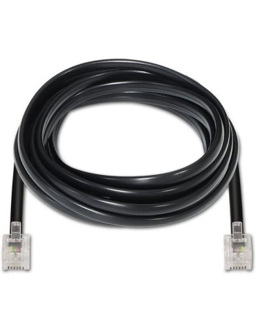 Cable de Teléfono RJ11 6P4C Aisens A143-0319/ 2m/ Negro 2