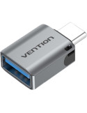 Adaptador USB 3.0 Vention CDQH0/ USB Tipo-C Macho - USB Hembra