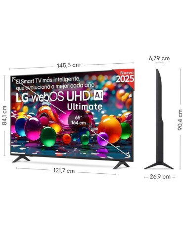 Televisor LG UHD 65UA74006LB 65"/ Ultra HD 4K/ Smart TV/ WiFi 2