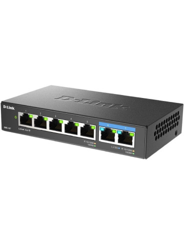 Switch D-Link DMS-107 7 Puertos/ RJ-45 10/100/1000 2