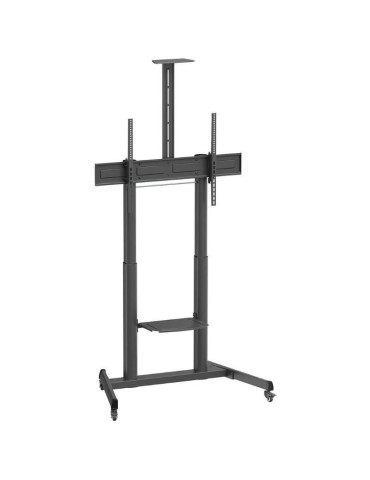Soporte de Suelo Inclinable con Ruedas y Manivela Aisens FT100TE-403 para TV 60-100"/ hasta 100kg
