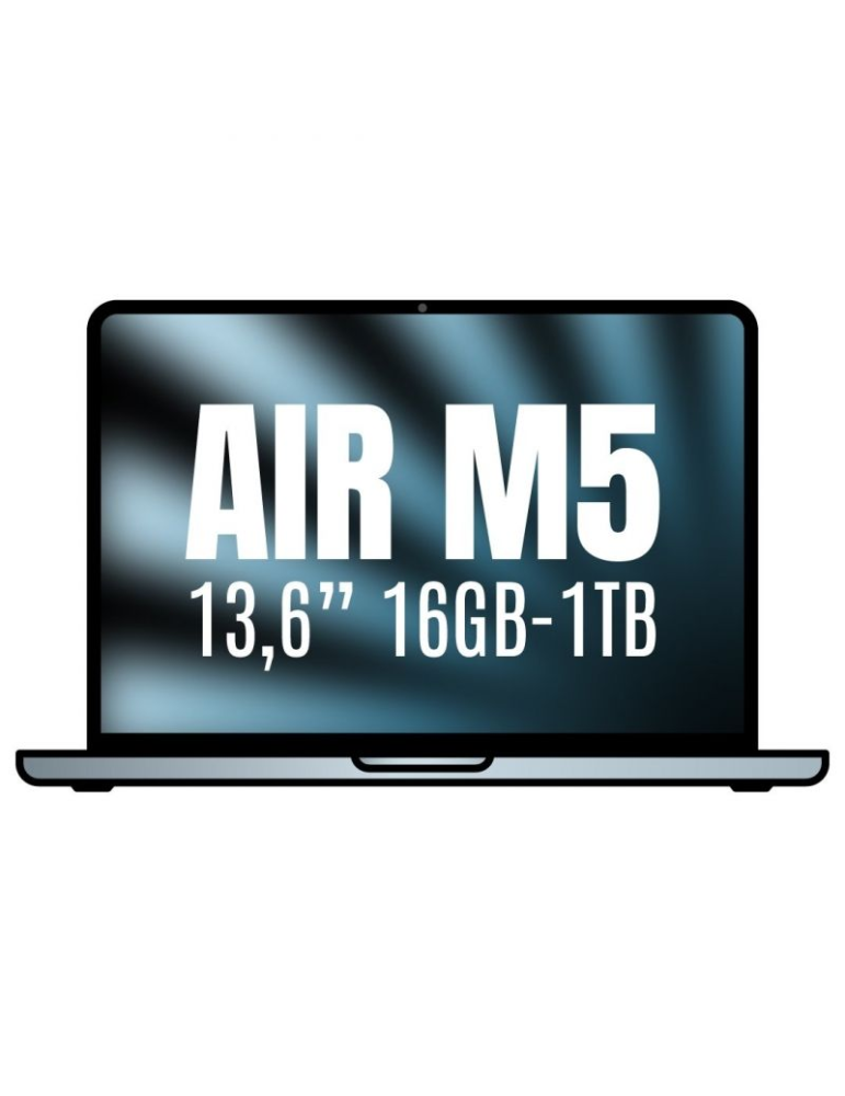 Apple Macbook Air 13,6"/ M5 10-Core CPU/ 16GB/ 1TB SSD/ 10-Core GPU/ Azul
