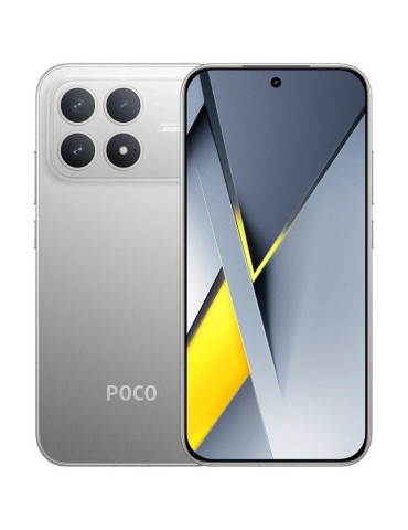 Smartphone Xiaomi POCO F8 Pro 12GB/ 256GB/ 6.59"/ 5G/ Titanio Plateado