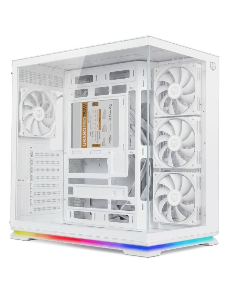 Caja Gaming Semitorre Nox Hummer Galaxy/ Blanca