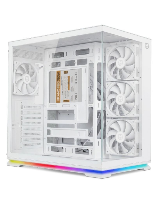 Caja Gaming Semitorre Nox Hummer Galaxy/ Blanca