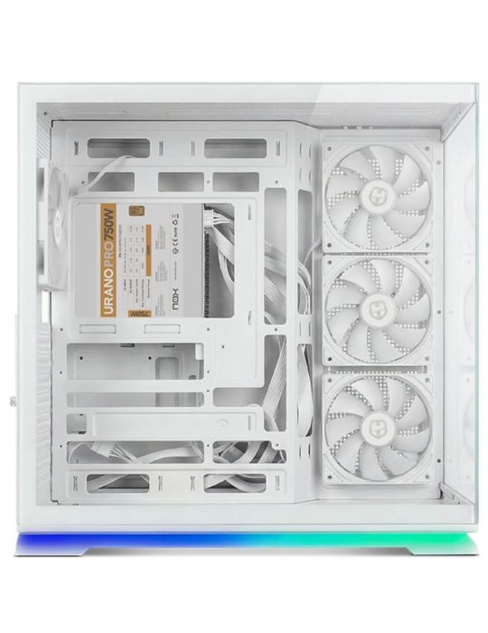 Caja Gaming Semitorre Nox Hummer Galaxy/ Blanca