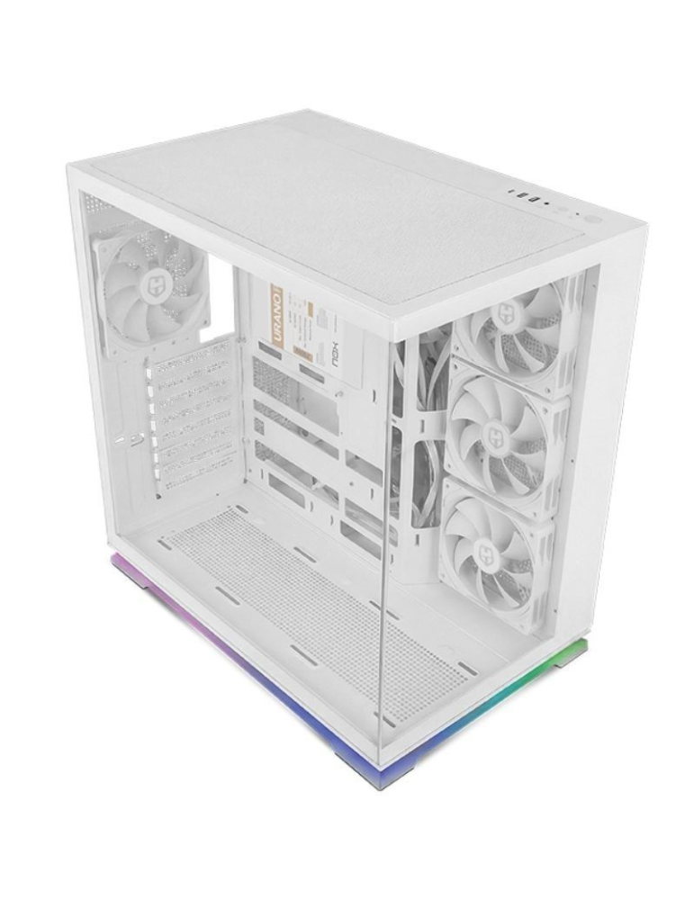 Caja Gaming Semitorre Nox Hummer Galaxy/ Blanca