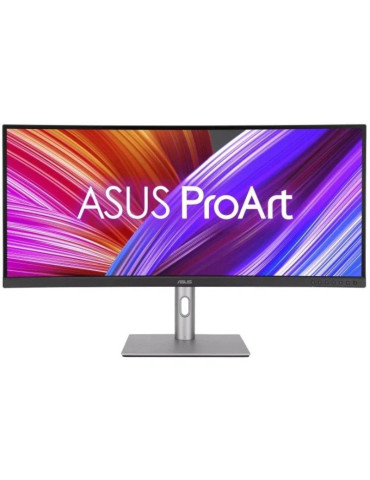 Monitor Profesional Asus ProArt Display PA34VCNV 34"/ UWQHD/ Multimedia/ Regulable en altura/ Negro y Plata